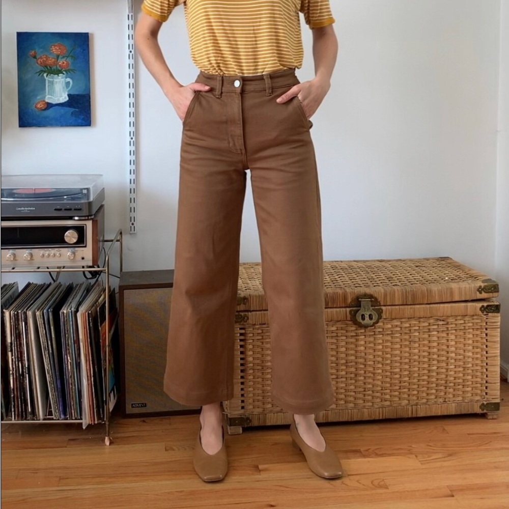 Everlane High Rise Wide Leg crop